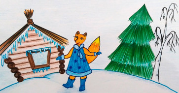 Читать сказку Как хитрая лиса Новогоднюю елку украсила