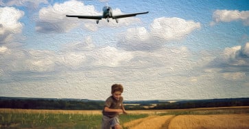 Илья и самолет 