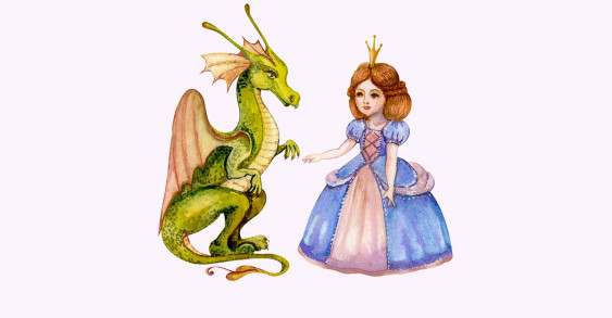 Читать сказку Принцесса и Дракон